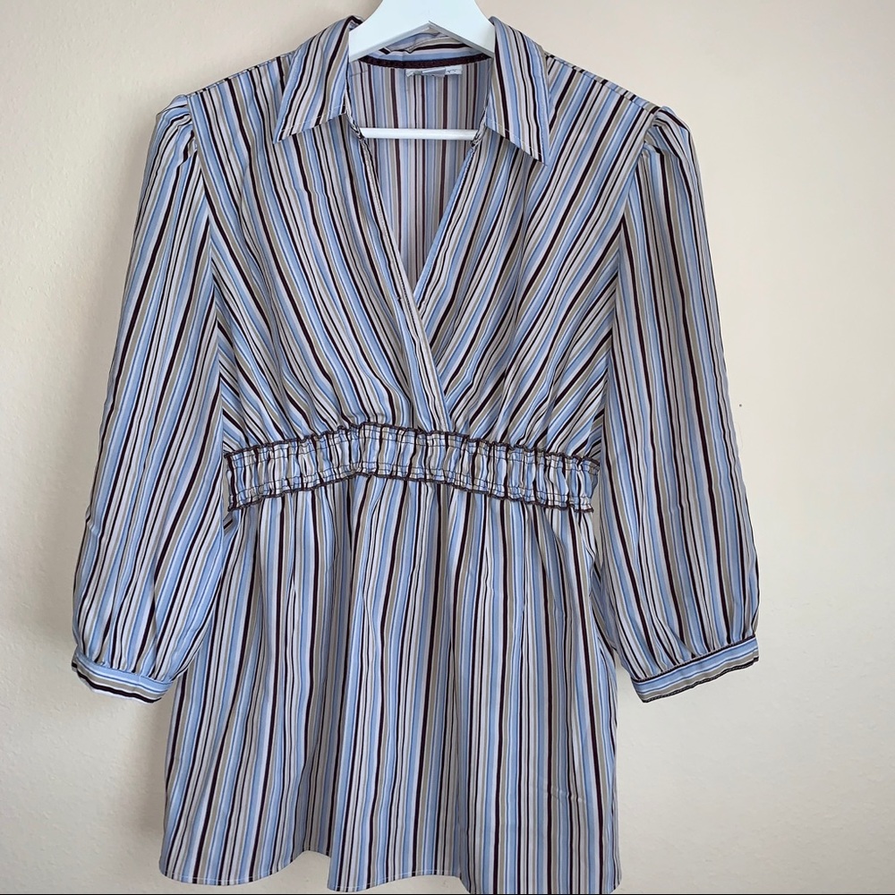 Motherhood maternity striped blouse